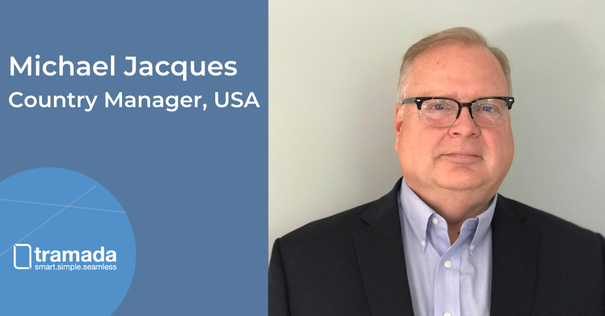 Michael Jacques headshot with new title "Country Manager, USA"